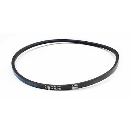 D&D A37/4L390 Classical V-Belt, 39 in Outside Length, 1/2 in Top Width, 1 Ribs A37/4L390